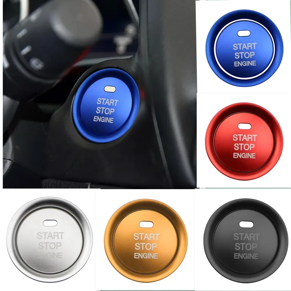 Car Key Ring Cover Car Ignition Trim for Mazda CX5 CX3 CX4 Cx-3 3 6 Axela Atenza Engine Start Stop Switch Button Sticker Accessories