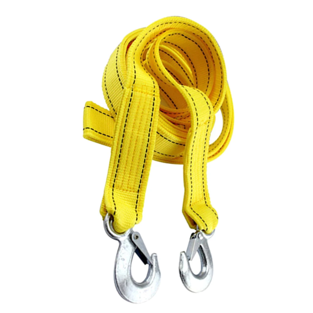 Towing Strap Nylon Car Pull Rope with Buckle Trailer Pull Rope Car Motorcycle Accessories 5