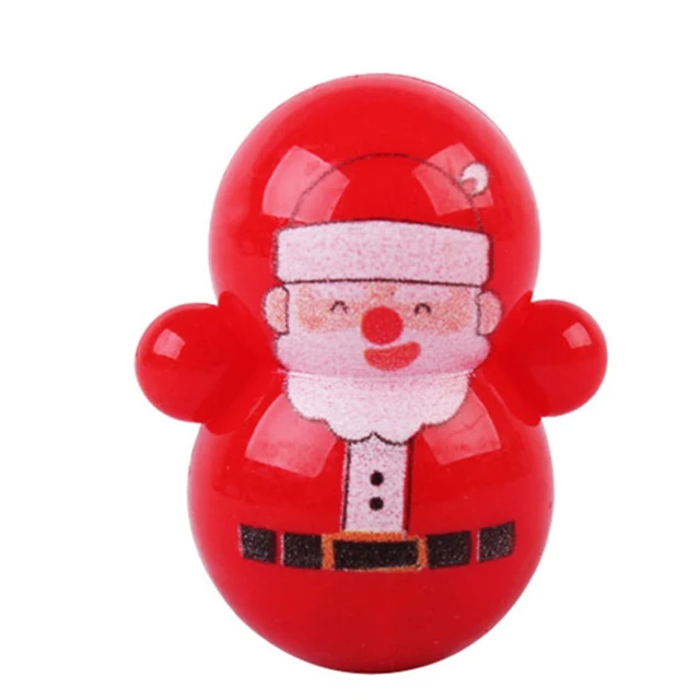 Festival Tumbler Toy Set of 20pcs Toddler Bathtub Toy Cartoon Roly-Poly Mini Doll for Christmas Stocking Stuffer & Gift 4