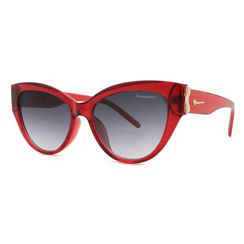 Lunettes de Soleil à Petite Monture Européenne et Américaine, Œil de Chat, à la Mode, avec Nministériels d, Transversales, pour Femme, Nouvelle