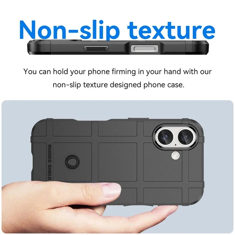 Rugged Shield Shockproof TPU Rubber Phone Case – Durable Back Cover