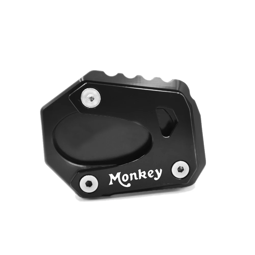 2024 오토바이 CNC 킥 스탠드 풋 사이드 스탠드 확장 패드 지지판 원숭이 125 Monkey125 2018-2023 2024 용 스탠드 확대