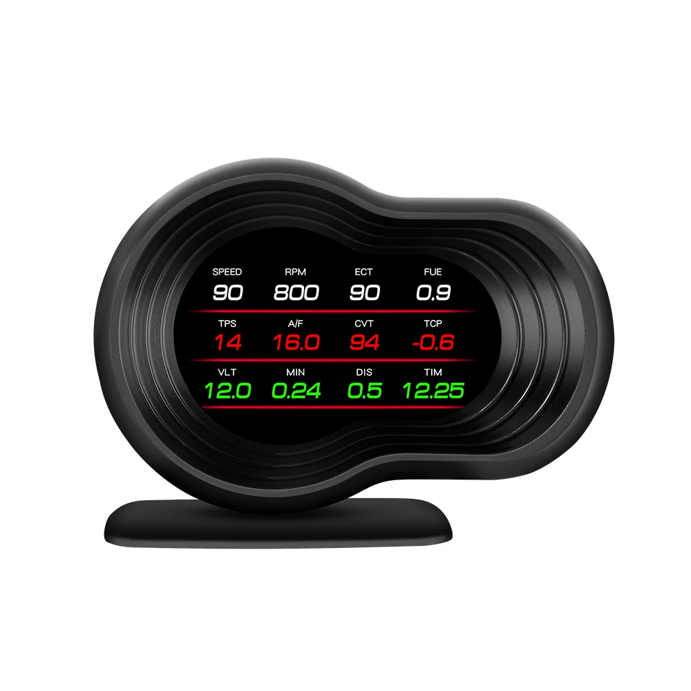 Head Up Display OBD2 Car HUD F9 Auto Smart Car On-board Computer Gauge Digital Speedometer Temperature Engine RPM Alarm