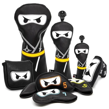 Black Ninja Golf Headcovers 1