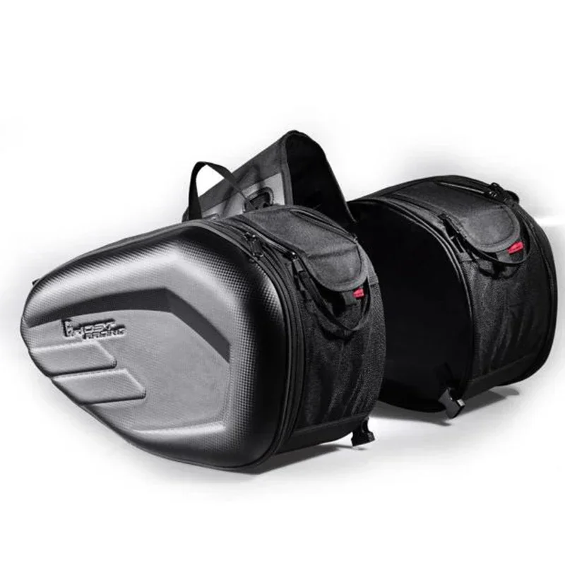 

Motorcycle Side Bag Helmet Storage Saddle Bilateral Helmet Multifunctional Travel Riding Bag 600D Oxford Cloth Nylon
