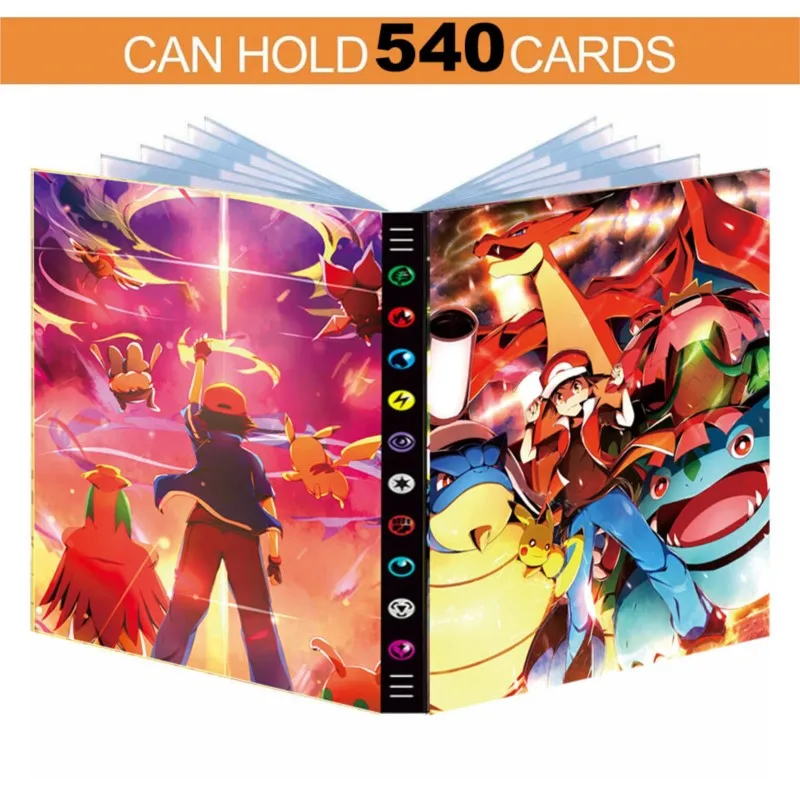 Album Card Pokemon 540 Cards | Pokemon Collection Book 540 | Album