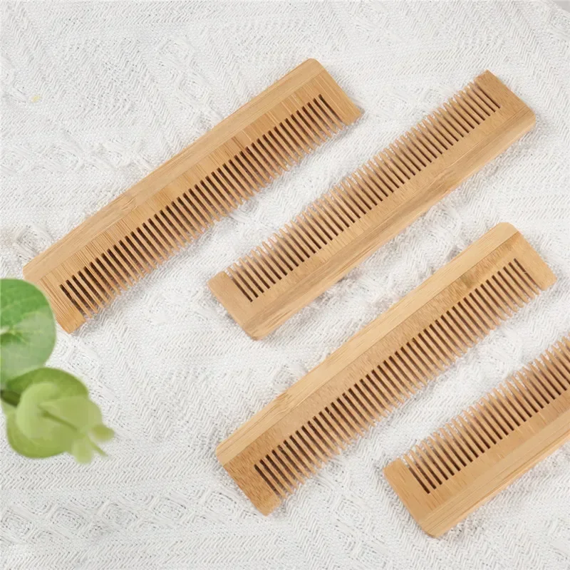 Pettine in legno massaggio in bambù pettini per capelli spazzole per capelli antistatiche naturali cura dei capelli pettine per massaggio uomo strumento per lo Styling dei parrucchieri