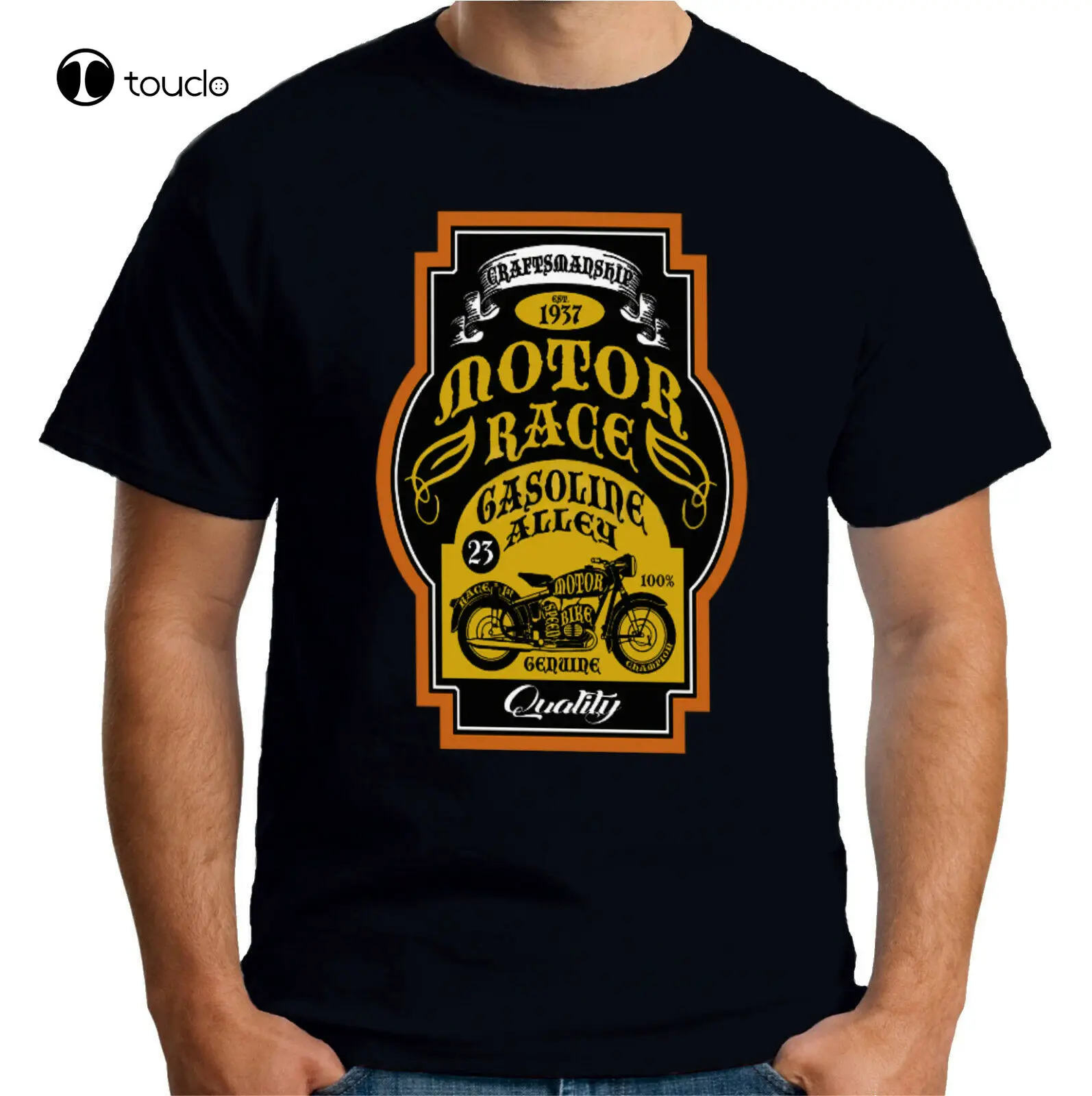 

Classic American Vintage Custom Motorcycle Biker Mens T-Shirt Tee Shirt Custom Aldult Teen Unisex Digital Printing Tee Shirt