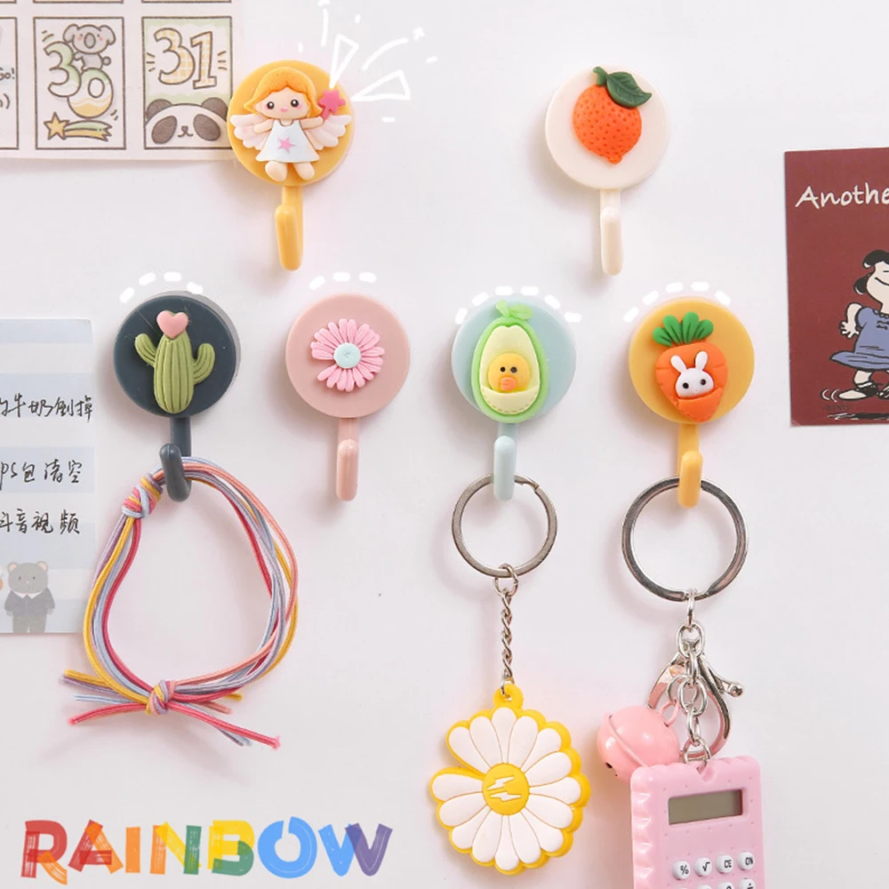 Wall Holder Multi Purpose Hooks Wall Organizer Hook Wall Mount Hooks 1pcs Cute Animal Wall Hook