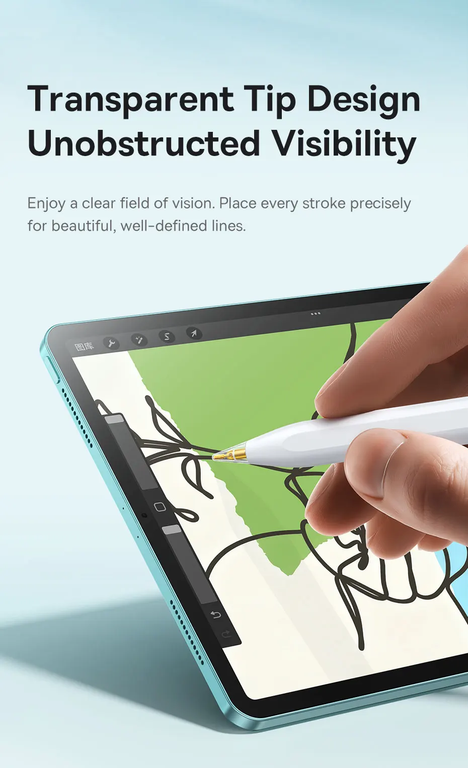 Baseus 6-Pack Replacement Tips for Apple Pencil Stylus