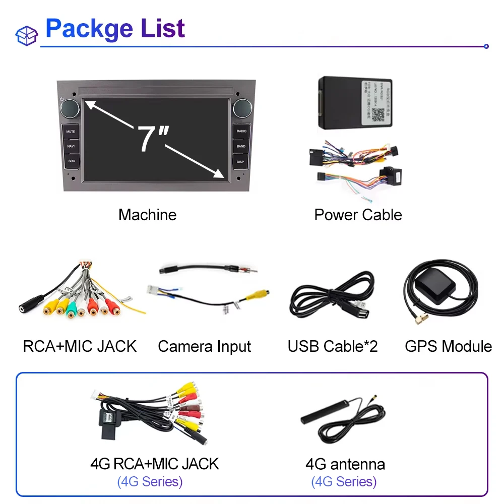 CAIXI 2Din Radio Multimedia para coche Opel Vauxhall Astra Antara Meriva Vivaro Combo Signum Vectra Corsa inalámbrico CarPlay Auto gps 6