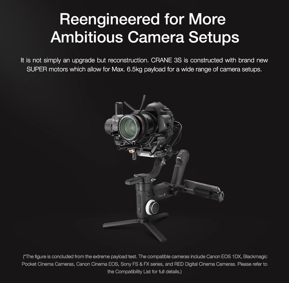 スタビライザー　CRANE3S フォローフォーカス　電動　ZHIYUN スタビライザー CRANE3S フォローフォーカス 電動 ZHIYUN