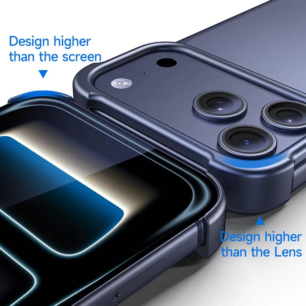 Sleek Shockproof Translucent Matte Armor Phone Case