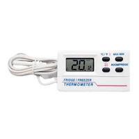 Thermomètre numérique pour réfrigérateur et congélateur, intérieur et extérieur, avec 2 capteurs et alarme, pour maison et Restaurant 1
