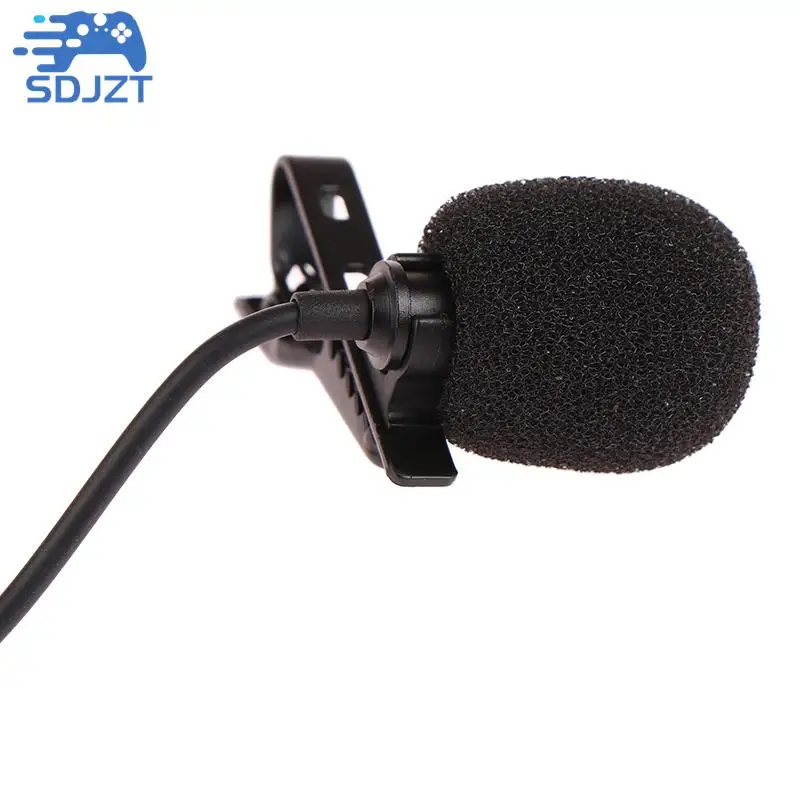 USB 케이블 클립 온 마이크, 컴퓨터 녹음, 라이브 방송용 미니 휴대용 C 타입 마이크, 소음 감소, 3.5mm, 1PC