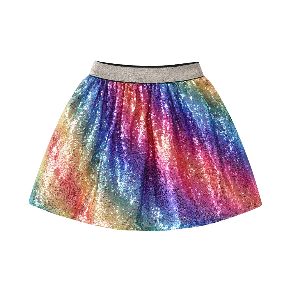 Ensemble Jupe Tutu Enfant Avec Bandeau Plumes Arc-en-Ciel - Carnaval, Danse, Fête