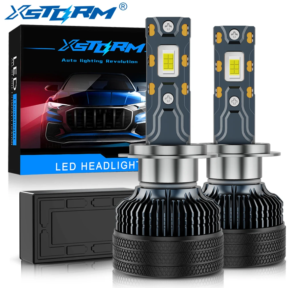 XSTORM H1 H4 H7 LED Canbus H8 H11 H16 JP 9005 HB3 9006 HB4 9012 Hir2 lampadina faro auto 80000LM Kit Automobile lampada Turbo 12V