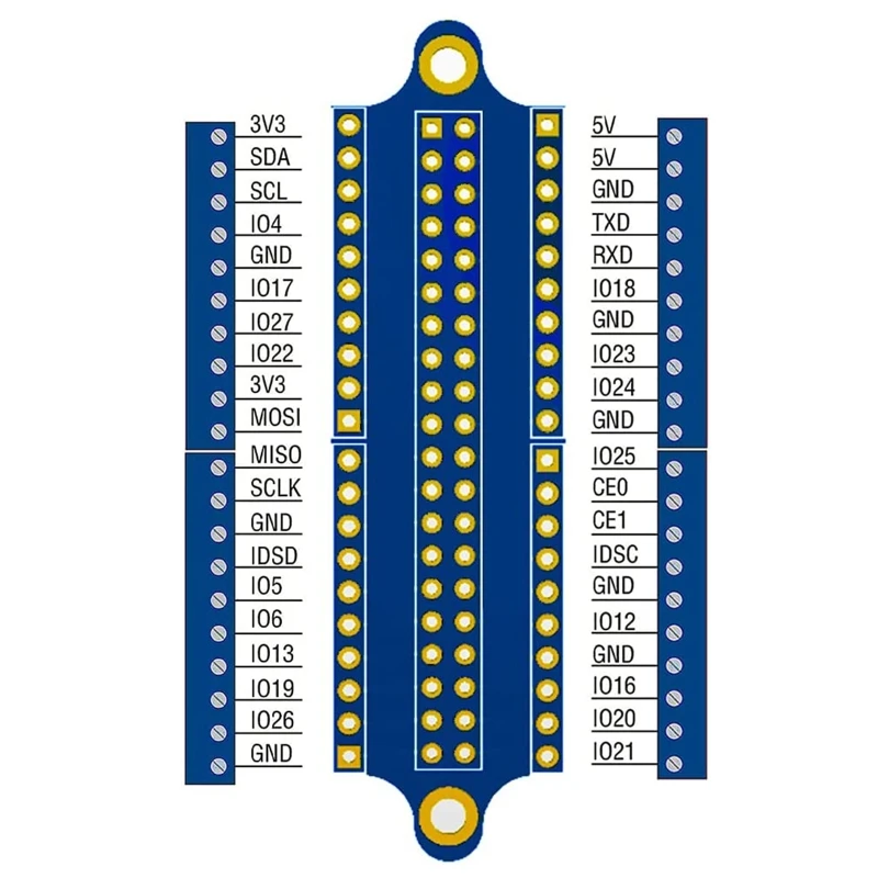 Ultra-Small RPi GPIO Terminal Block Breakout Board Module, for Raspberry Pi GPIO