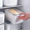 Fruit Storage Containers for Fridge with Removable Colander, Airtight Food Storage Container, Dishwasher Safe Produce Saver 1