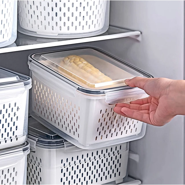 Fruit Storage Containers with Colander 1