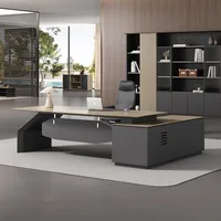 Drawers High Quality Office Desk Secretary Organizer High End Storage Computer Desks Executive Minimalist Bureau Desk Furniture