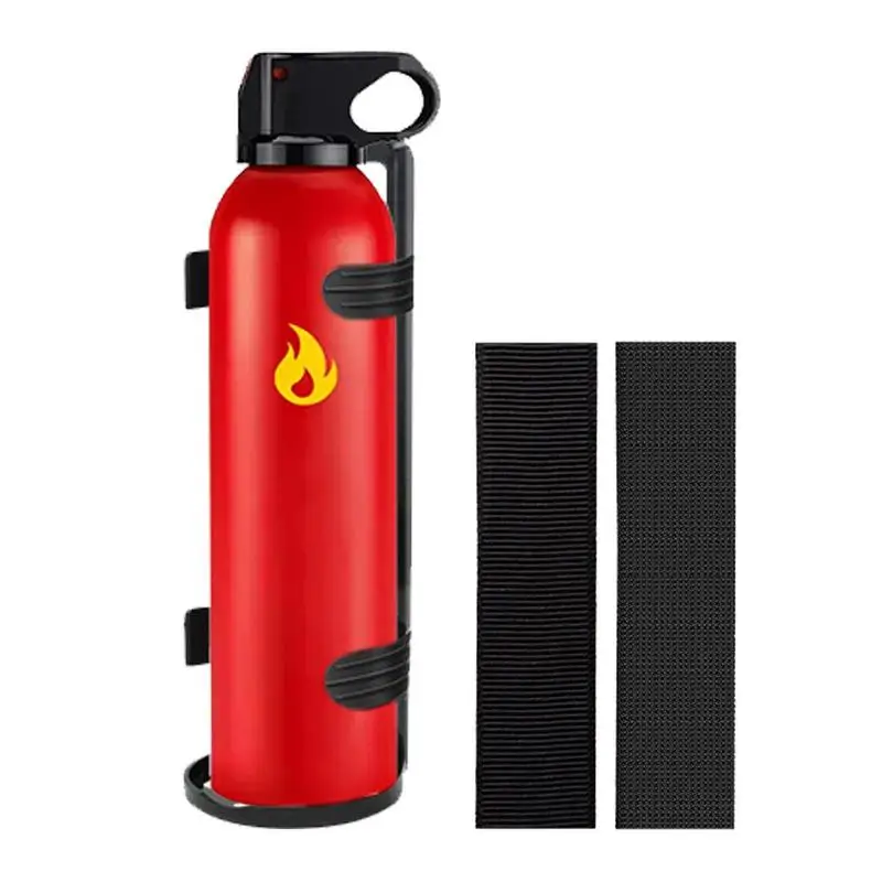 

Держатель для огнетушителя из ПВХ, самоклеящийся кронштейн для крепления на рулоне, экономия места, стабильное размещение для хорошей защиты