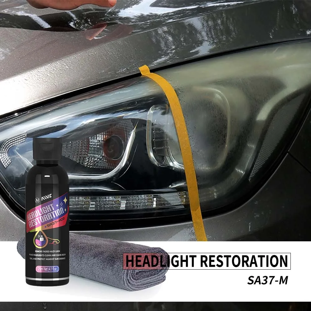

Headlight Restoration Headlight Lens Restorer And Protectant Polisher Car Cleaning Repair Coating Oxidize Yellow Car Light