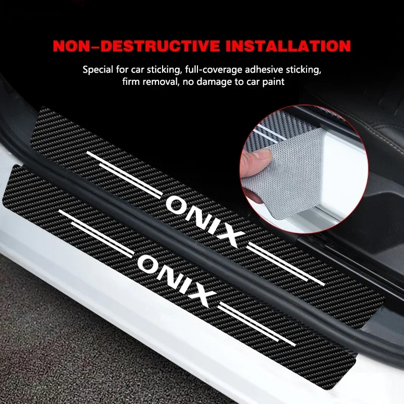 자동차 스커프 플레이트 커버 문짝 씰 페달 액세서리, 스테인레스 스틸, 스코다 옥타비아 A5 A7 A9, 2007-2018 용, 로트당 4 개