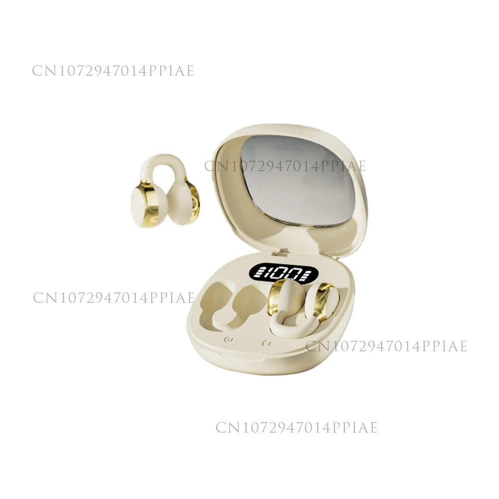 Wireless Ear Clip Bluetooth Headphones With Hifi Panoramic Audio_voghion.com
