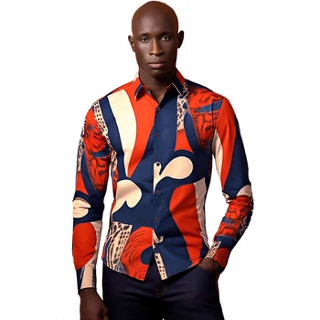 Tunji Print Long Sleeve Shirt