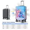 MINISO Stitch Custom Graphic Printing Suitcase Cover Travel Protector Vacation Practical Luggage Accesories 6