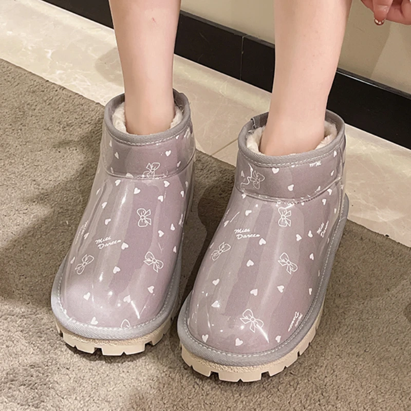 

Женские сапоги, зимние сапоги, новинка 2022, модная зимняя теплая Женская хлопковая обувь, женские короткие сапоги для женщин