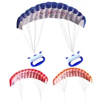 Professional Double Power Stunt Kite Dual Line 30 Meters Line 1.4m Parachute Kite Soft Flying Toy Sport Beach Kite Friend Games 1