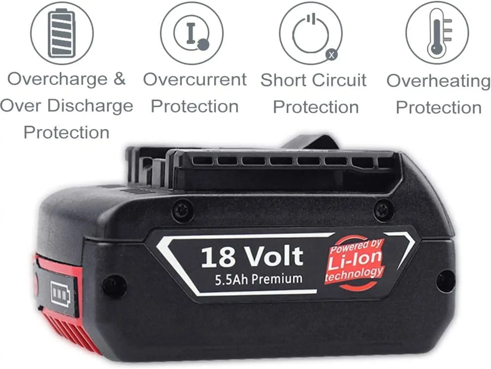 Bosch 18v Battery Charger and 2 ProCORE Li-ion Batteries 7ah
