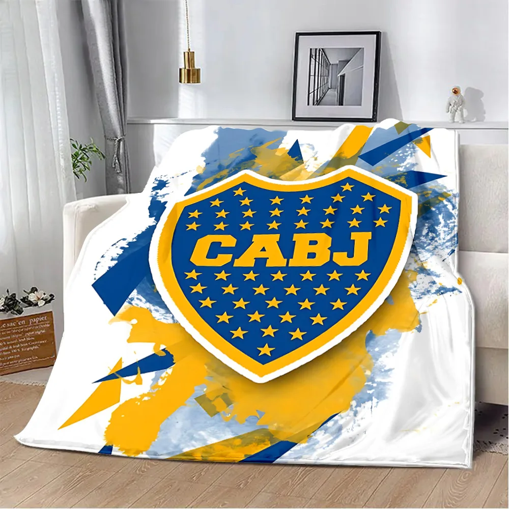 Printed Blanket Boca Juniors Picnic Blankets Warm Blanket Soft and Comfortable Blanket Home Travel Birthday Gift 2