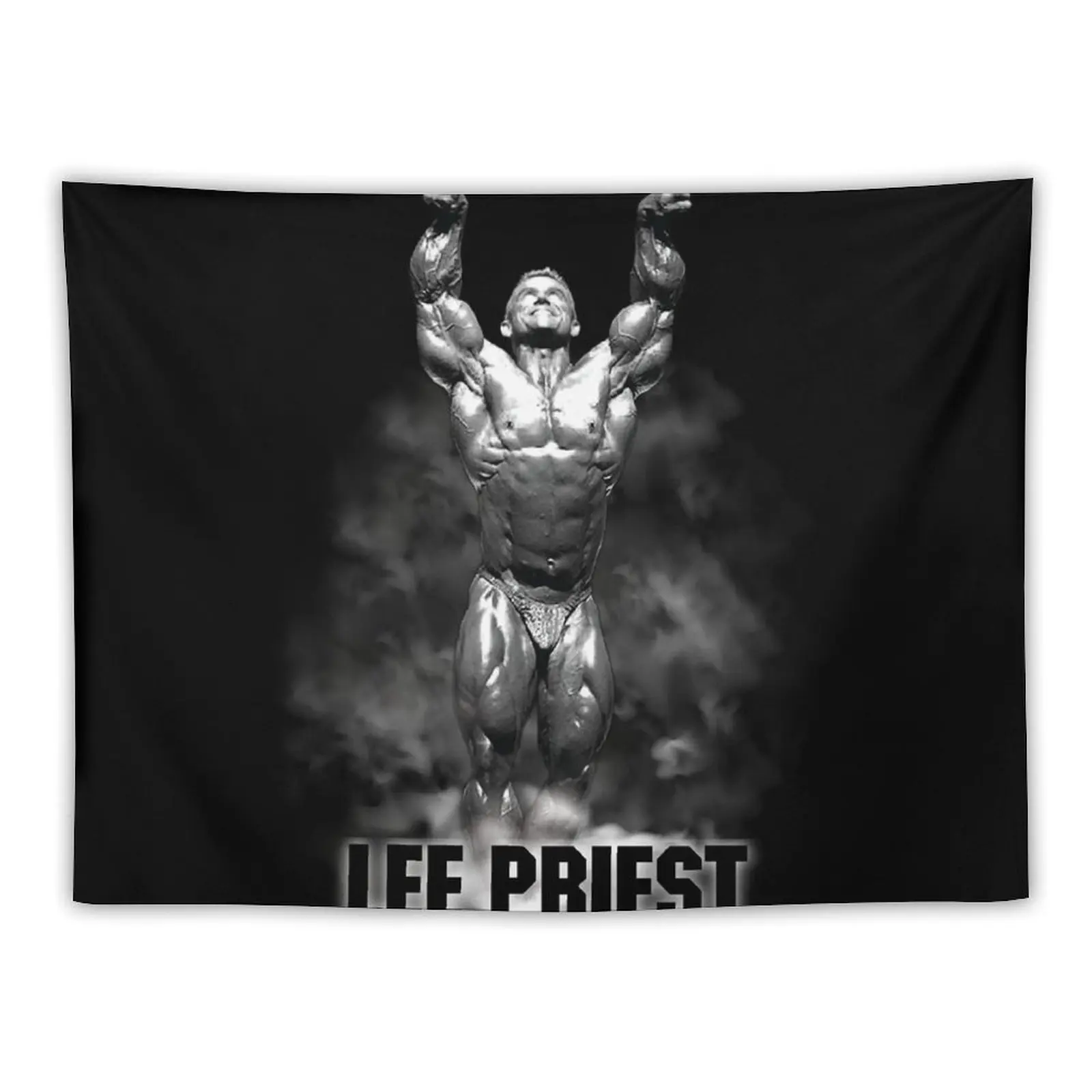 

Lee Priest Victory Pose Tapestry Outdoor Decor Aesthetic Room Decor Tapestry
