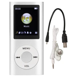 Sleek Multifunctional MP3 Player with 1.8 - Inch LCD Screen - Stylish Portable Music Companion (WHITE)