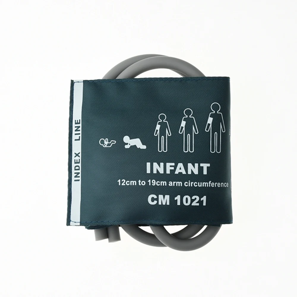 

Arm Circumference 12-19cm Reusable Blood Pressure Cuff, Double Tube NIBP Cuff With Bladder(CM-1021D-01)