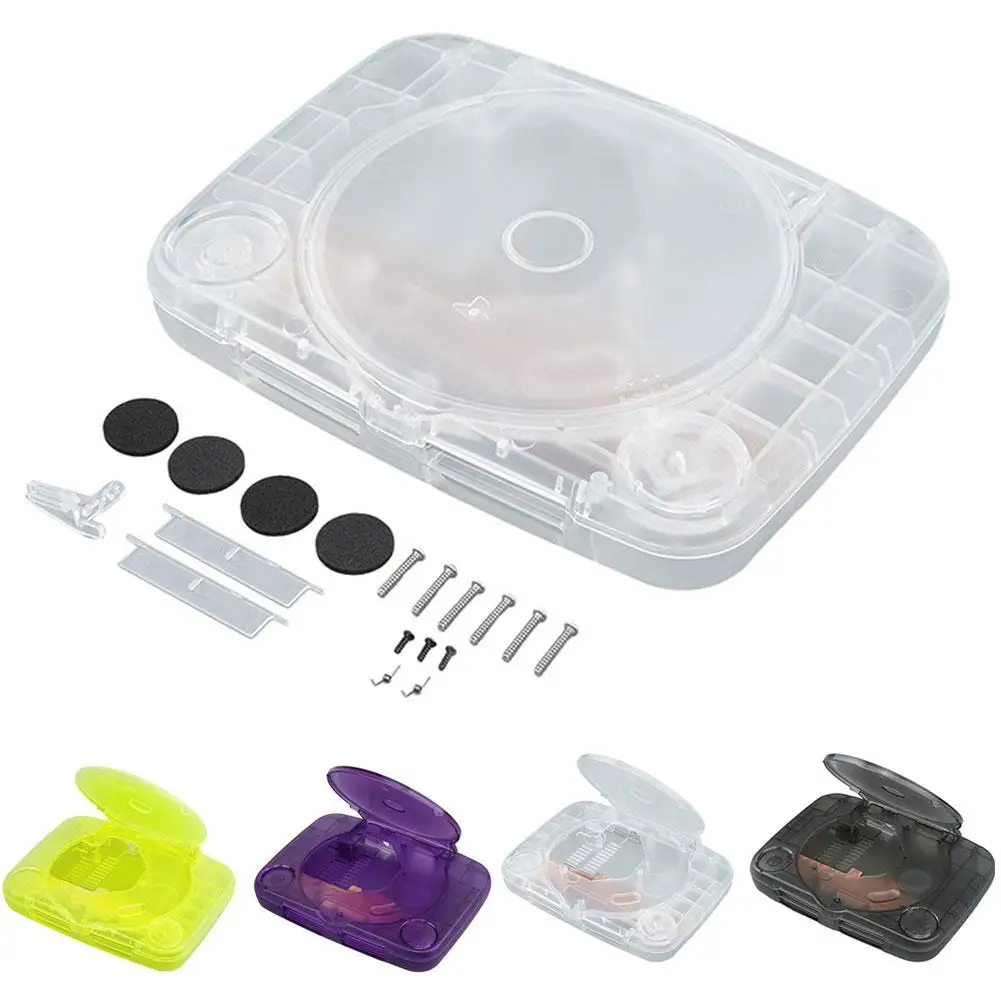 Guscio Di Ricambio Per Ps One Case Scatola Trasparente Per Console Di Gioco Ps One Materiale Abs Per Custodia Ps One