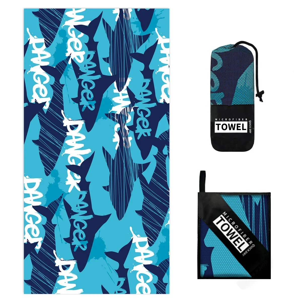 Portable Quick-drying Beach Towel Absorbent Sports Towel_voghion.com