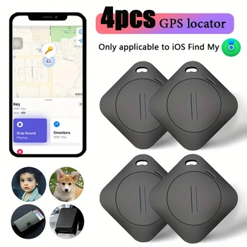 4PCS Smart GPS Tracker Work with Apple Find My APP iTag Anti Lost Reminder Device MFI Rated Locator Car Key Pet Kids Finder 1