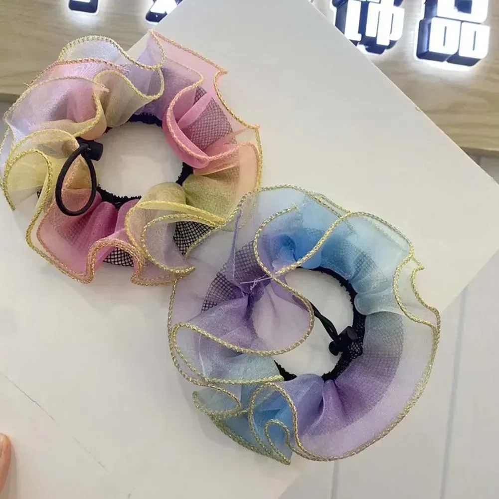 1Pc Beautiful Bun Cover Snood Women Hair Net Ballet Dance Skating Crochet Fanchon Rhinestone Styling Headwear Accessories