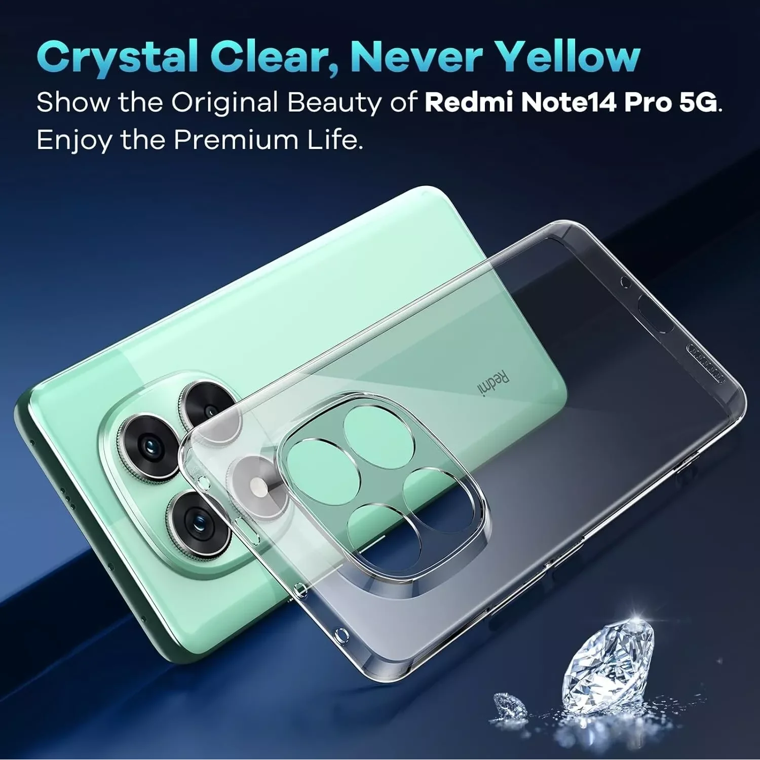 Ultra Thin Soft Clear Silicone Phone Case Cover