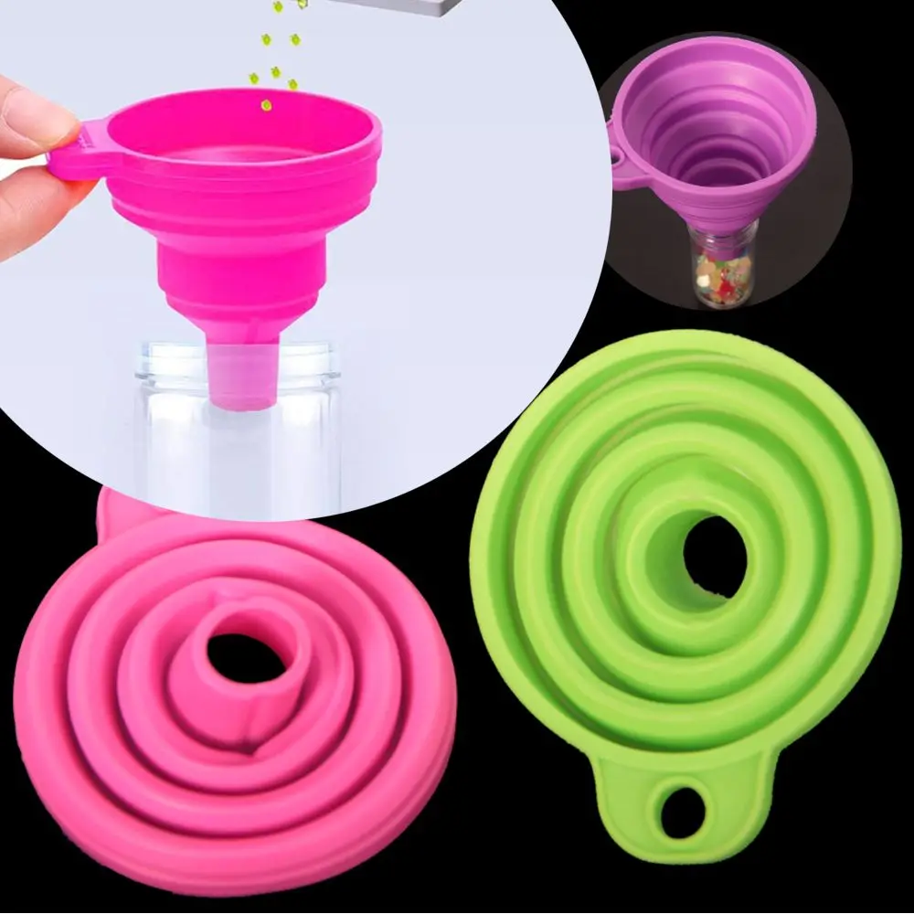 Embroidery Accessories Beads Cross Stitch Round Funnel Diamond Painting Funnel Silicone diamond painting accessories