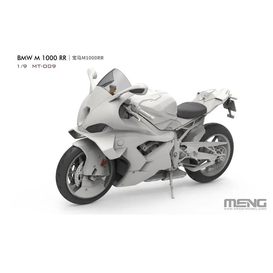 MT-009 MENG 1/9 M1000RR 오토바이 시리즈 정밀 수집용 모델 키트