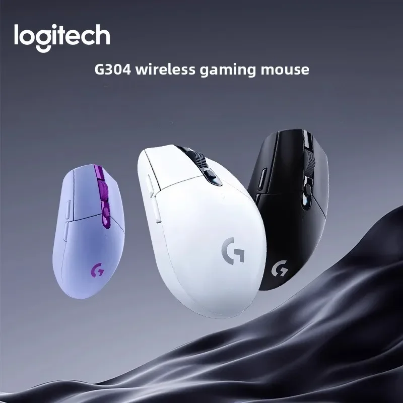 Souris de jeu sans fil Logitech G304 légère, capteur Hero 12K, 12000DPI, 6 boutons programmables, Compatible PC MacOS 1