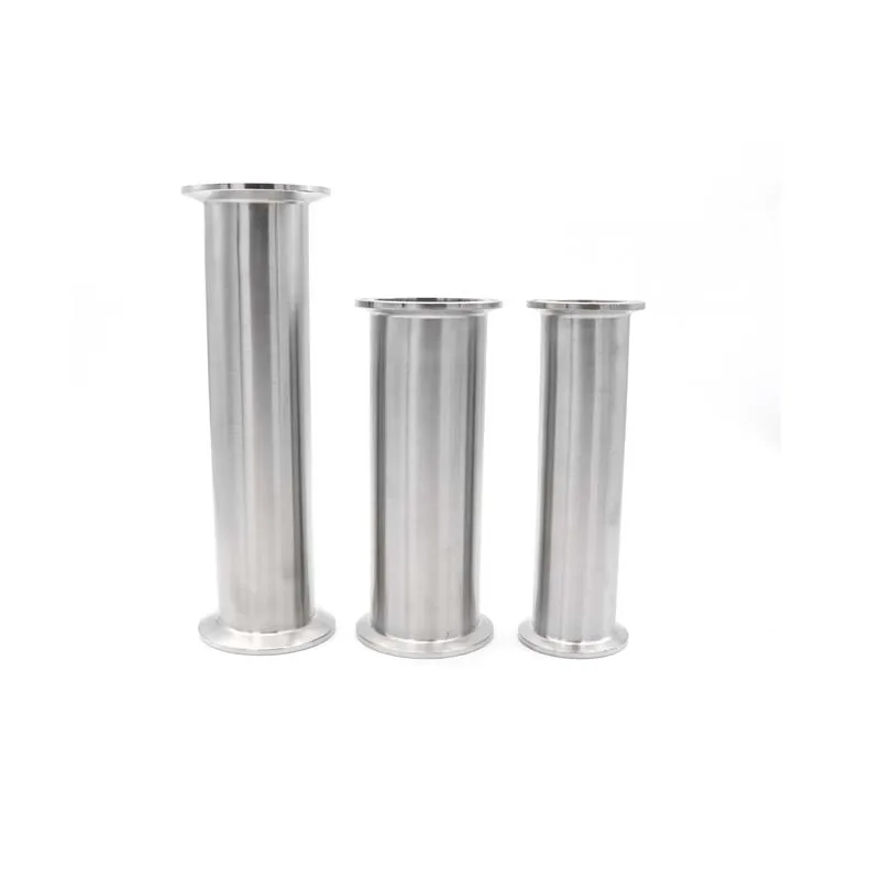 Stainless Steel Pipe Fitting 304 Sanitary Pipe Outer Diameter 19-51mm Homemade Ring Three Clip 50.5-64mm Length 100-300mm