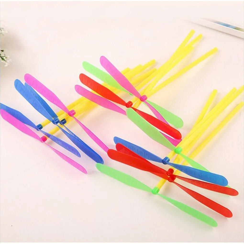 

100PCS Propeller Flying Toy Sports Playing Toys Park Color Random