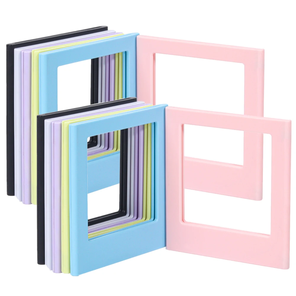 1/5Pcs 4 Inch Color Square Frames For Fujifilm Instax SQUARE SQ1 SQ6 SQ20 SQ40 Square Printer Film Papers Magnetic Photo Frames