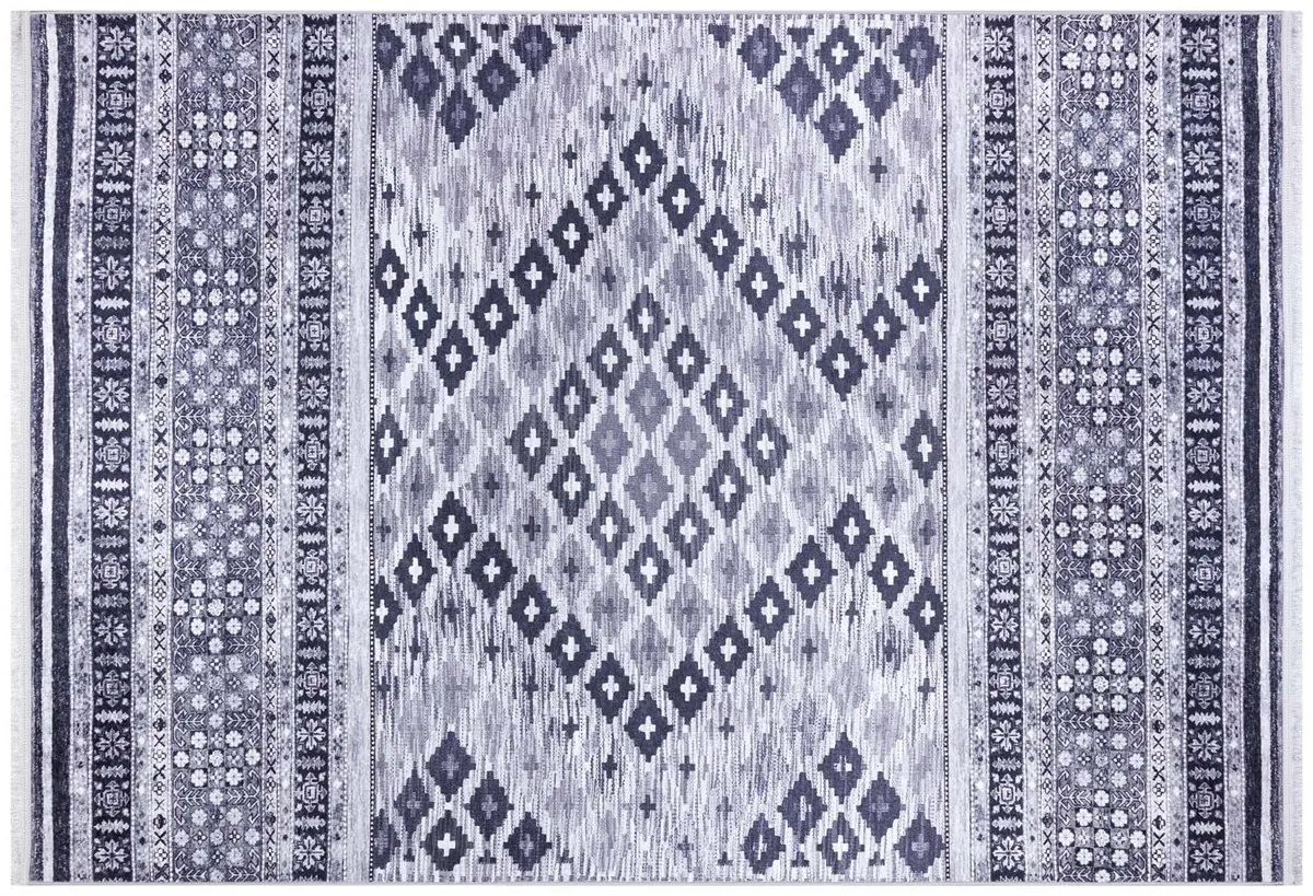 

TRKMN.79 Washable Digital Printed Rug With Tossels